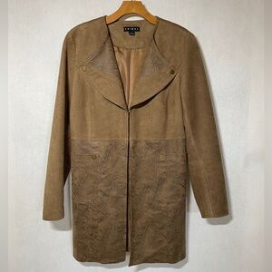 Tribal Clothing Western-Style Suede Coat, Size 6